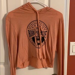 Born Primitive Cropped T-Shirt Hoodie